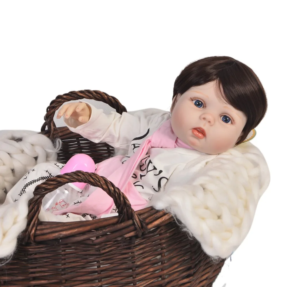 sweet Newborn Baby 22'' Realistic Baby Doll full Silicone Touch smooth Reborn Baby Doll Kits DIY Toy Birthday Christmas Gifts
sweet Newborn Baby 22'' Realistic Baby Doll full Silicone Touch smooth Reborn Baby Doll Kits DIY Toy Birthday Christmas Gifts