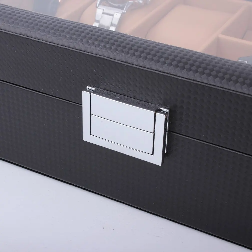 6/8 Grids PU Leather/Carbon Fiber Watch Box Case Sunglasses Organizer Jewelry Collection Storage Display Container Holder
6/8 Grids PU Leather/Carbon Fiber Watch Box Case Sunglasses Organizer Jewelry Collection Storage Display Container Holder