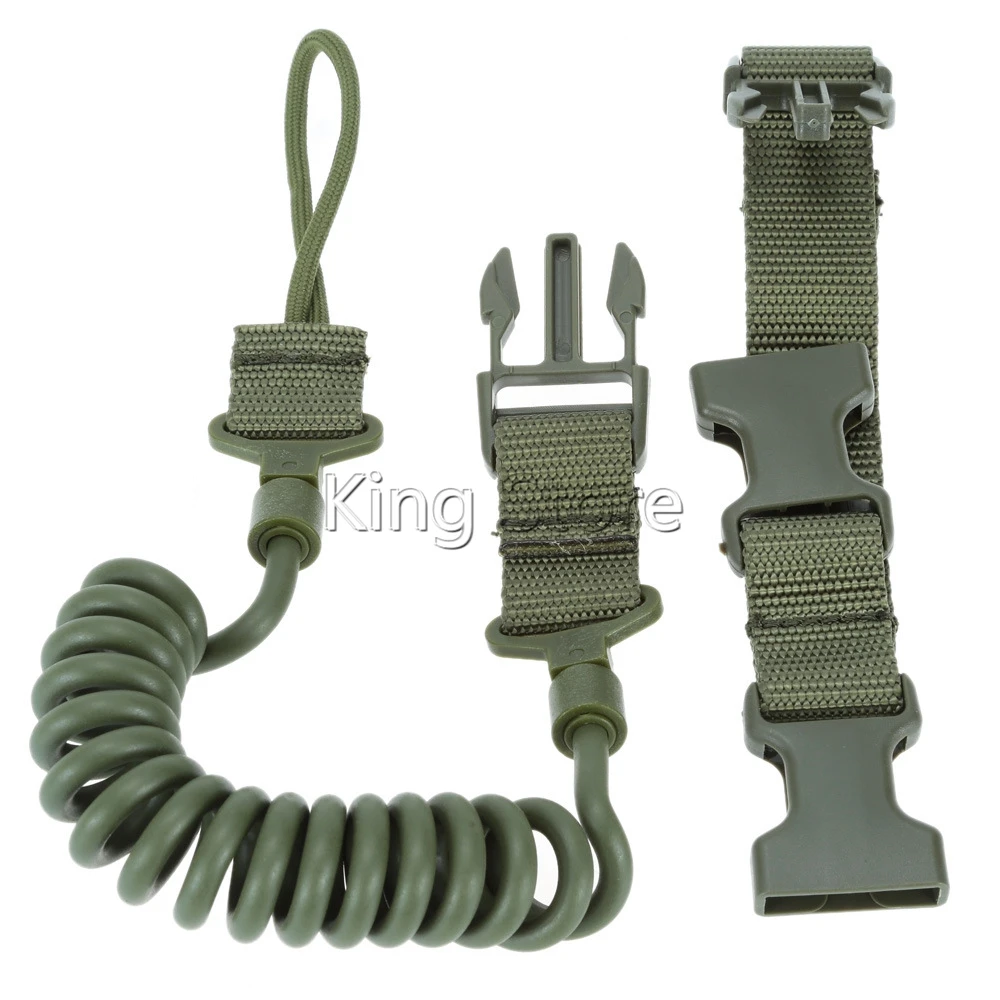 Black/Green/Tan Tactical Gun Sling Pistol Hand Gun Secure Lanyard Spring for Shooting War Games
Black/Green/Tan Tactical Gun Sling Pistol Hand Gun Secure Lanyard Spring for Shooting War Games