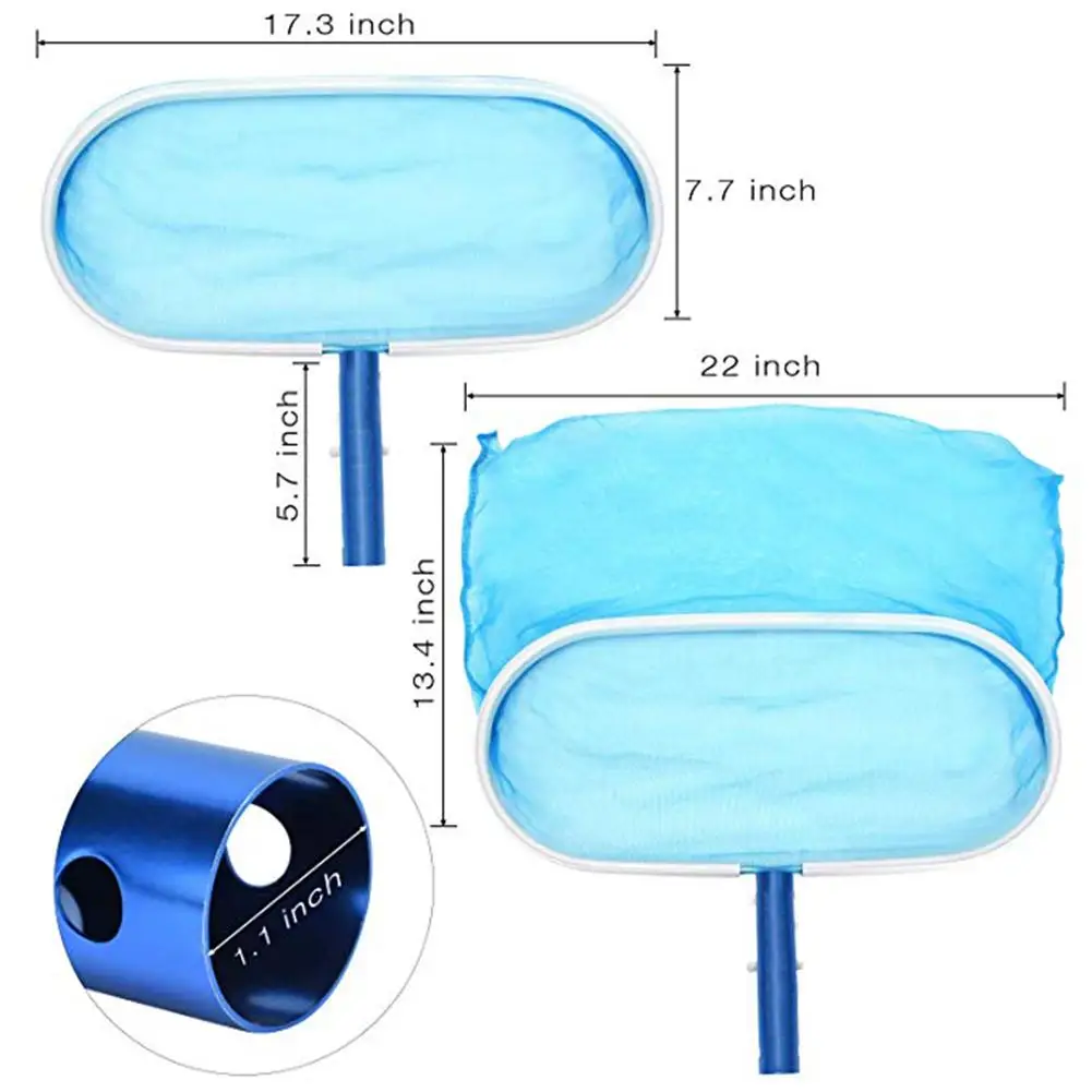 Leaf Skimmer Rake Net Bag Pool Leaf Cleaning Mesh Pool Skimmer Net Swimming Pool Pond Catcher Fish Tank Aquarium Cleaning Tool
Leaf Skimmer Rake Net Bag Pool Leaf Cleaning Mesh Pool Skimmer Net Swimming Pool Pond Catcher Fish Tank Aquarium Cleaning Tool