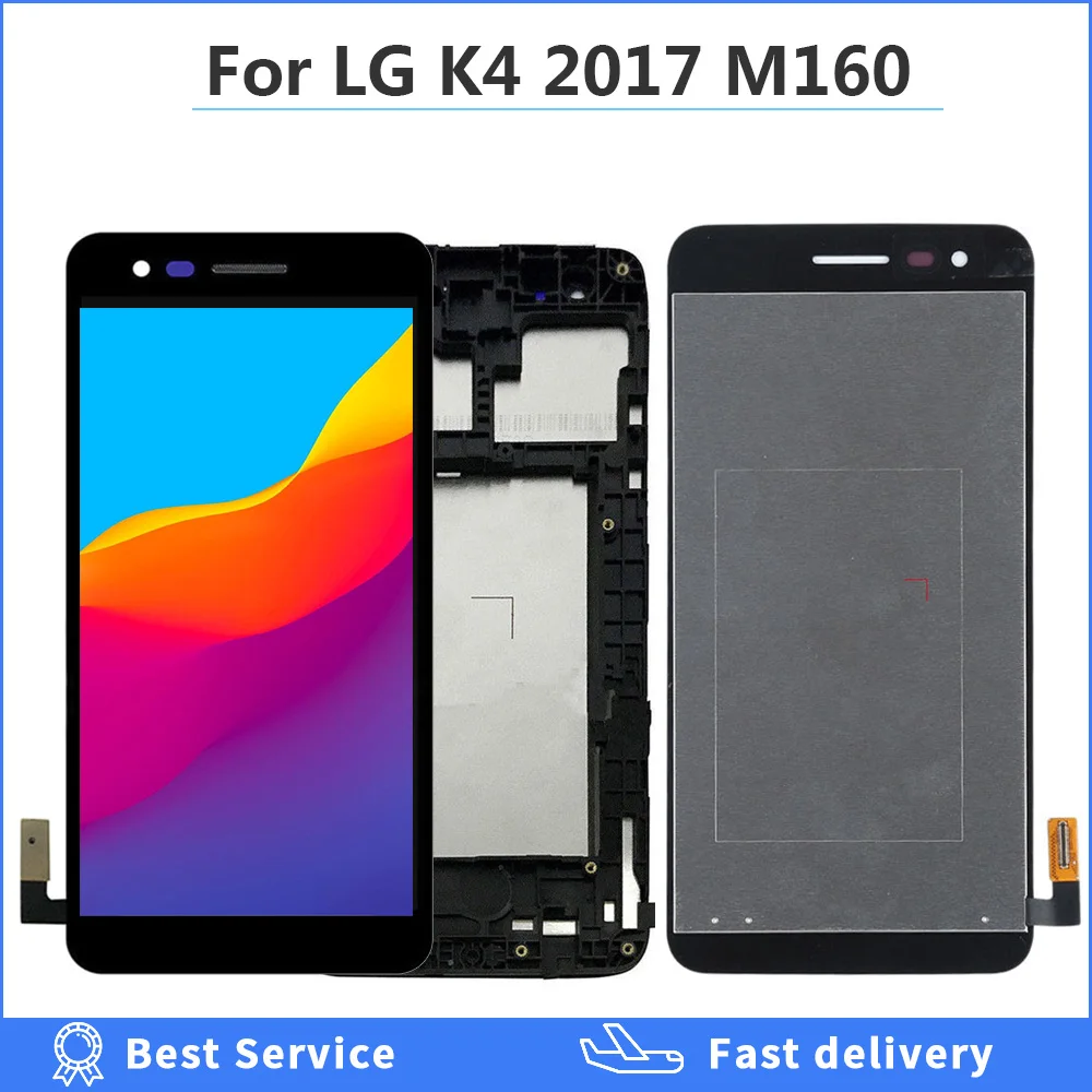 5,0 дюймовый дисплей для LG K4 2017 M160 ЖК-экран с сенсорным дигитайзером в сборе M150 M151 M160e запасные части ЖК-дисплея с рамкой
5,0 дюймовый дисплей для LG K4 2017 M160 ЖК-экран с сенсорным дигитайзером в сборе M150 M151 M160e запасные части ЖК-дисплея с рамкой