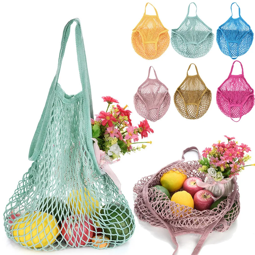 Totes Mesh Bag Cotton String Shopping Turtle-bags Grocery Long Handle Net Shoulder-Bag Fruit Vegetable Reusable Pure Color
Totes Mesh Bag Cotton String Shopping Turtle-bags Grocery Long Handle Net Shoulder-Bag Fruit Vegetable Reusable Pure Color