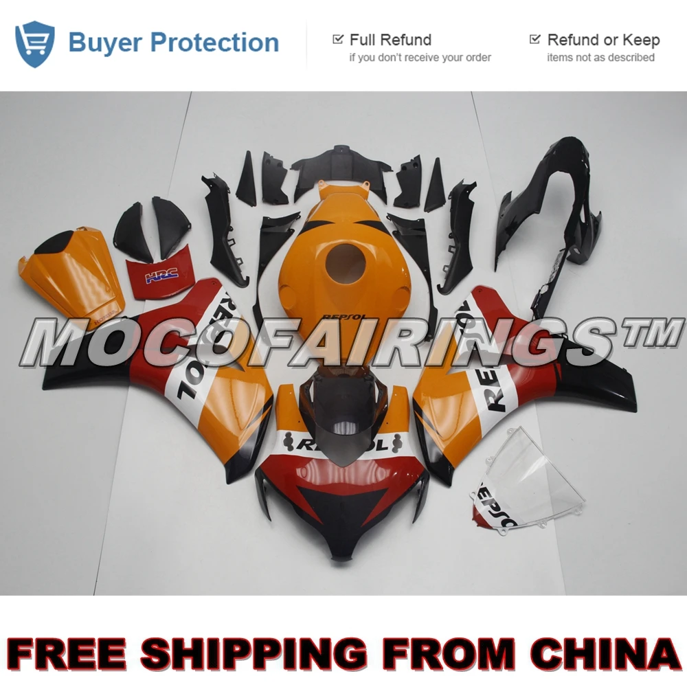 100% OEM Fitment ABS Motorcycle Fairing Kit For Honda CBR1000RR 2008 2009 2010 2011 CBR 1000 RR Fairings Body Work REPSOL
100% OEM Fitment ABS Motorcycle Fairing Kit For Honda CBR1000RR 2008 2009 2010 2011 CBR 1000 RR Fairings Body Work REPSOL