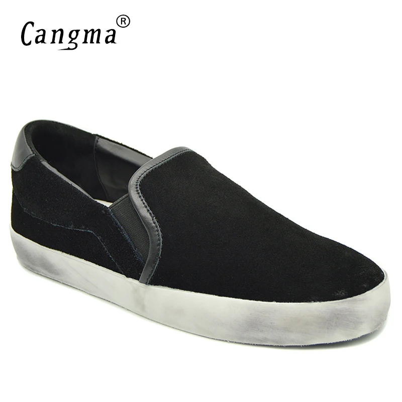 CANGMA Luxury Brand Italy Mans Loafer Black Cow Suede Designer Sneakers Leisure Shoes For Men Casual Shoe Male
CANGMA Luxury Brand Italy Mans Loafer Black Cow Suede Designer Sneakers Leisure Shoes For Men Casual Shoe Male