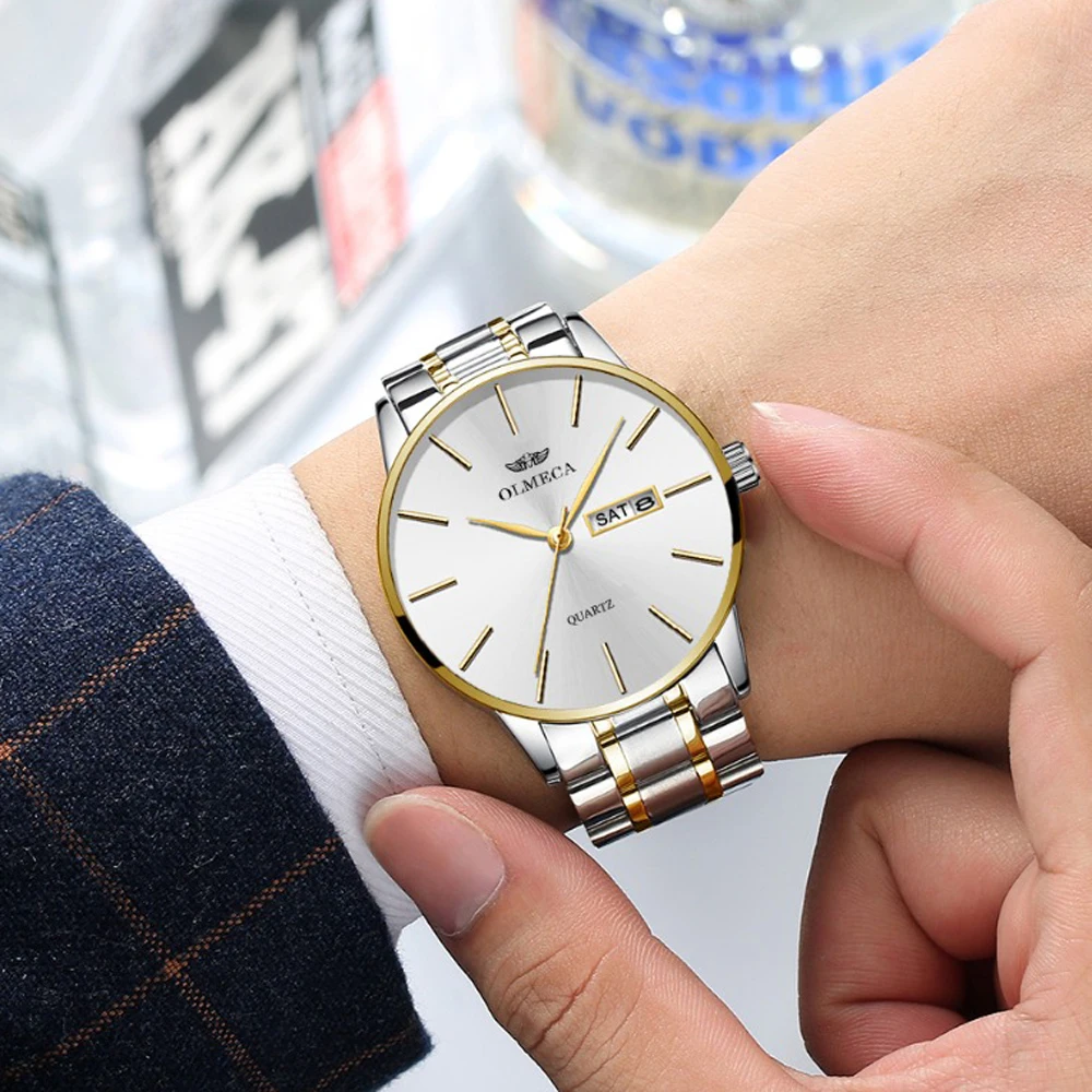 Men's Watches Military Luxury Brand Watch Mens Quartz Stainless Steel Clock Fashion Calendar Week Man Watch Relogio Masculino
Men's Watches Military Luxury Brand Watch Mens Quartz Stainless Steel Clock Fashion Calendar Week Man Watch Relogio Masculino