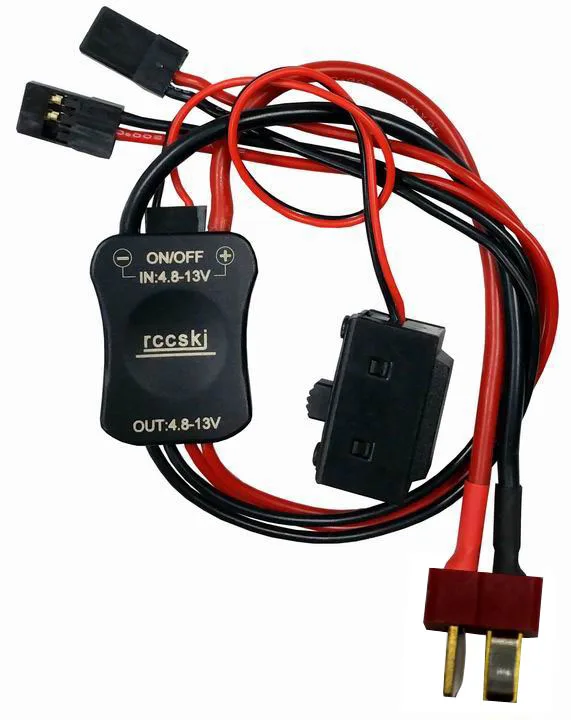 Large Current Electronic Power Switch with 15A Dual Output, XT60 / T Plug for High Voltage Servos and Receivers
Large Current Electronic Power Switch with 15A Dual Output, XT60 / T Plug for High Voltage Servos and Receivers