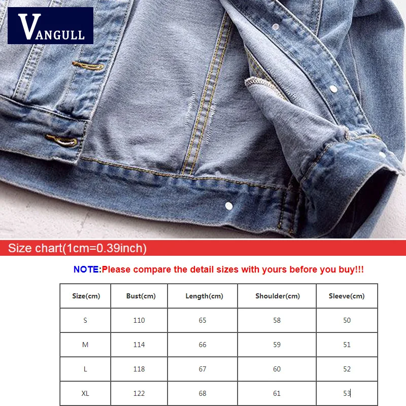 Vangull New Women Jean Jackets Long sleeve Female Hooded Denim Jacket Women Ladies Casual Single Breasted Loose Basic Coat Tops
Vangull New Women Jean Jackets Long sleeve Female Hooded Denim Jacket Women Ladies Casual Single Breasted Loose Basic Coat Tops