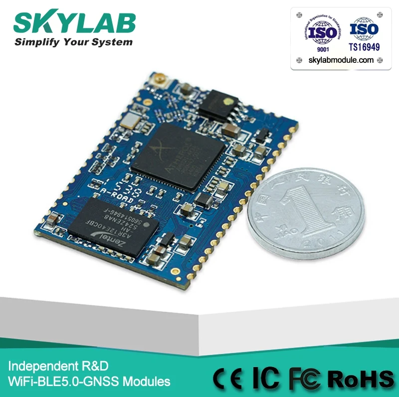 Набор микросхем SKYLAB SKW72 AR9331, 16 Мб флэш-памяти USB/WAN/LAN/UART Port SoC, беспроводной модуль маршрутизатора Wi-Fi AP
Набор микросхем SKYLAB SKW72 AR9331, 16 Мб флэш-памяти USB/WAN/LAN/UART Port SoC, беспроводной модуль маршрутизатора Wi-Fi AP