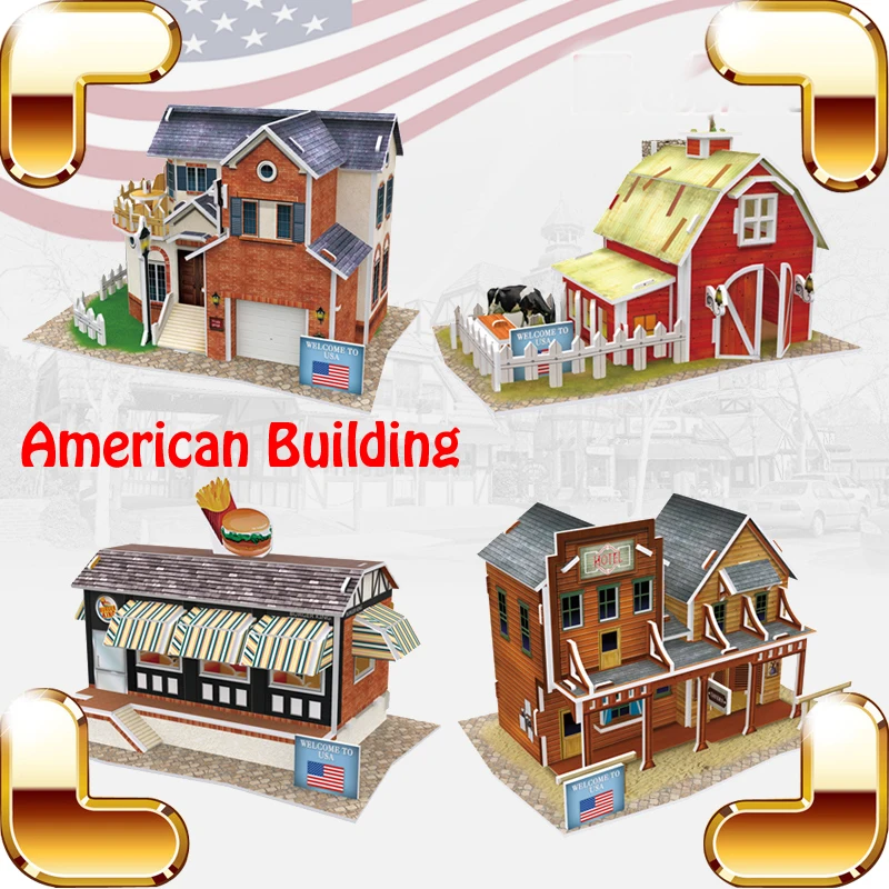 Новое поступление, подарок, стиль США, 3D пазлы, модель здания, пейзажные игрушки, сделай сам, американский стиль, конструкция, легко собрать, ...
Новое поступление, подарок, стиль США, 3D пазлы, модель здания, пейзажные игрушки, сделай сам, американский стиль, конструкция, легко собрать, ...