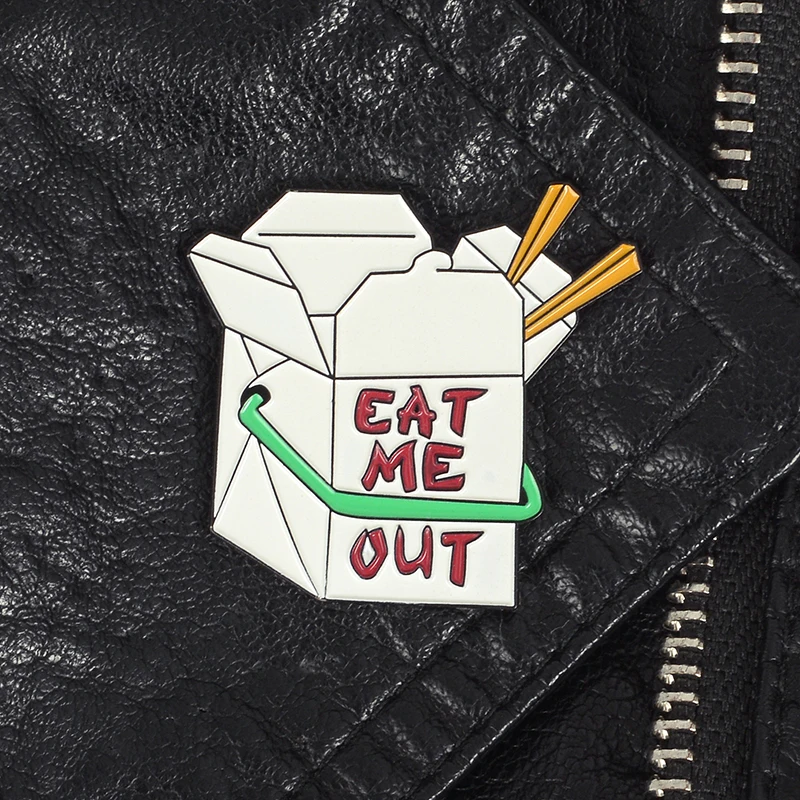 Chinese Food Take Out Box Pins Brooches Backpack Badges Hard enamel lapel pin Hat Bag Jeans Pins For Men Women
Chinese Food Take Out Box Pins Brooches Backpack Badges Hard enamel lapel pin Hat Bag Jeans Pins For Men Women