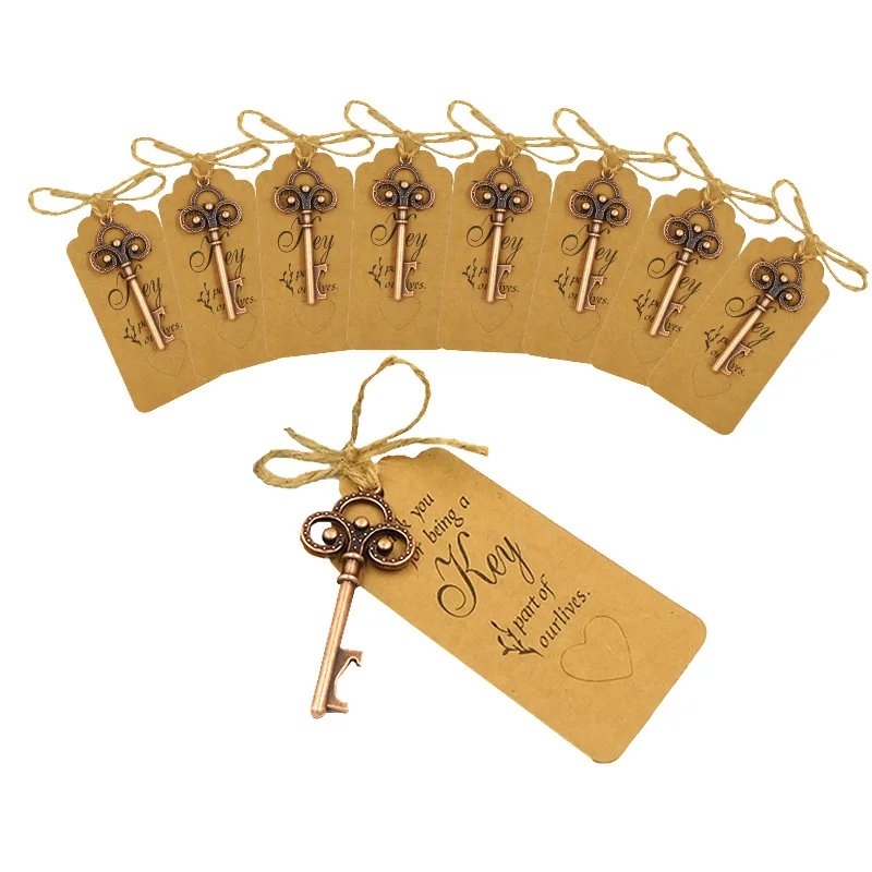60pcs/set Metal Key Beer Bottle Opener Wine Keychain Wedding Party Favors Vintage Kitchen Accessories Antique Gifts for Guests
60pcs/set Metal Key Beer Bottle Opener Wine Keychain Wedding Party Favors Vintage Kitchen Accessories Antique Gifts for Guests