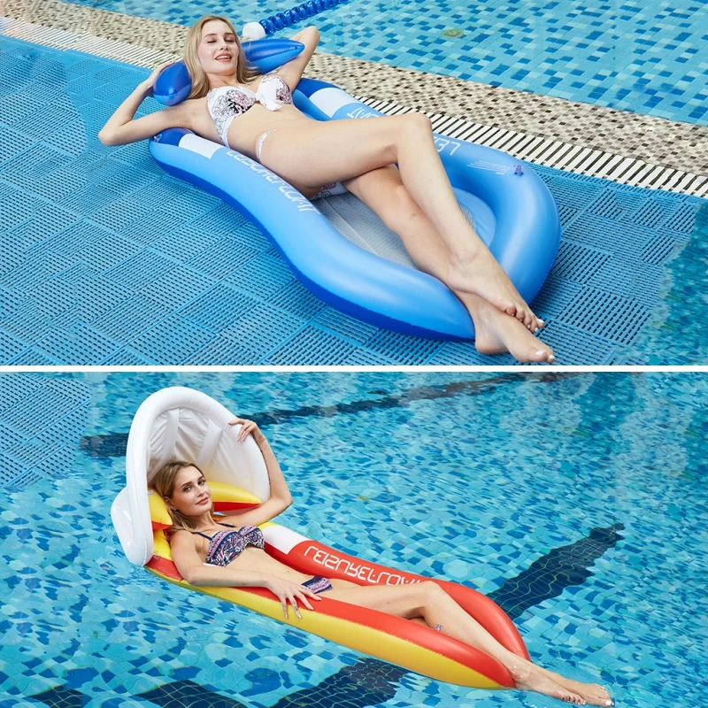 160x90cm Inflatable Shed Sunshade Floating Bed PVC Collapsible Recliner Water Hammock Swimming Pool Inflatable Floating Row
160x90cm Inflatable Shed Sunshade Floating Bed PVC Collapsible Recliner Water Hammock Swimming Pool Inflatable Floating Row