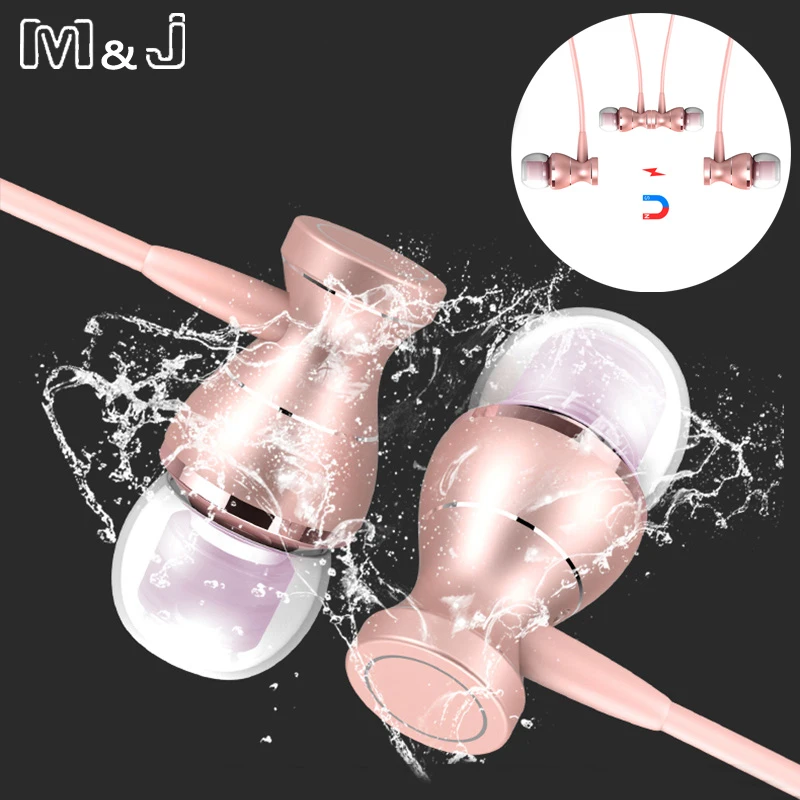 M&J J9 Metal Magnetic Sport Running Earphone In-Ear Earbuds Clarity Stereo Sound With Mic Headset For Mobile Phone MP3 MP4 PC
M&J J9 Metal Magnetic Sport Running Earphone In-Ear Earbuds Clarity Stereo Sound With Mic Headset For Mobile Phone MP3 MP4 PC