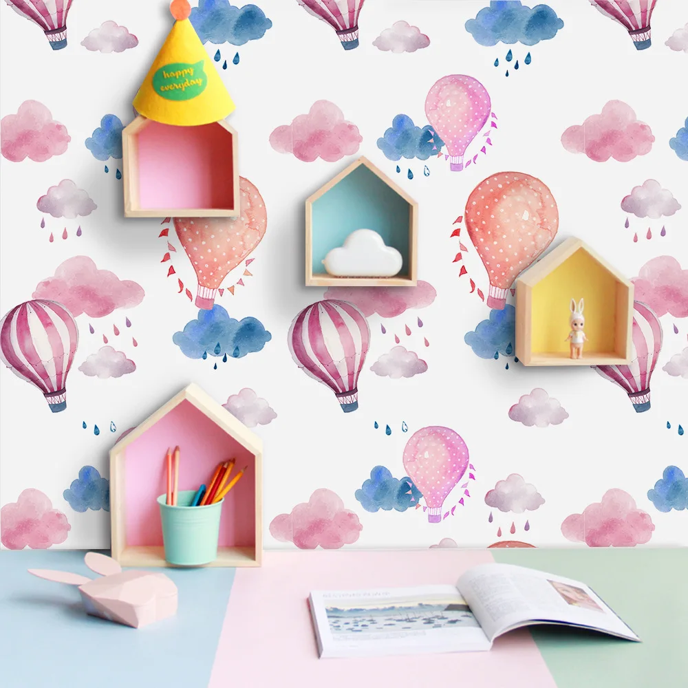 Nordic Hot Air Balloon Pattern Self-adhesive Wallpapers Children's Room Vinyl Paper Furniture Renovation Stickers Home Decor
Nordic Hot Air Balloon Pattern Self-adhesive Wallpapers Children's Room Vinyl Paper Furniture Renovation Stickers Home Decor