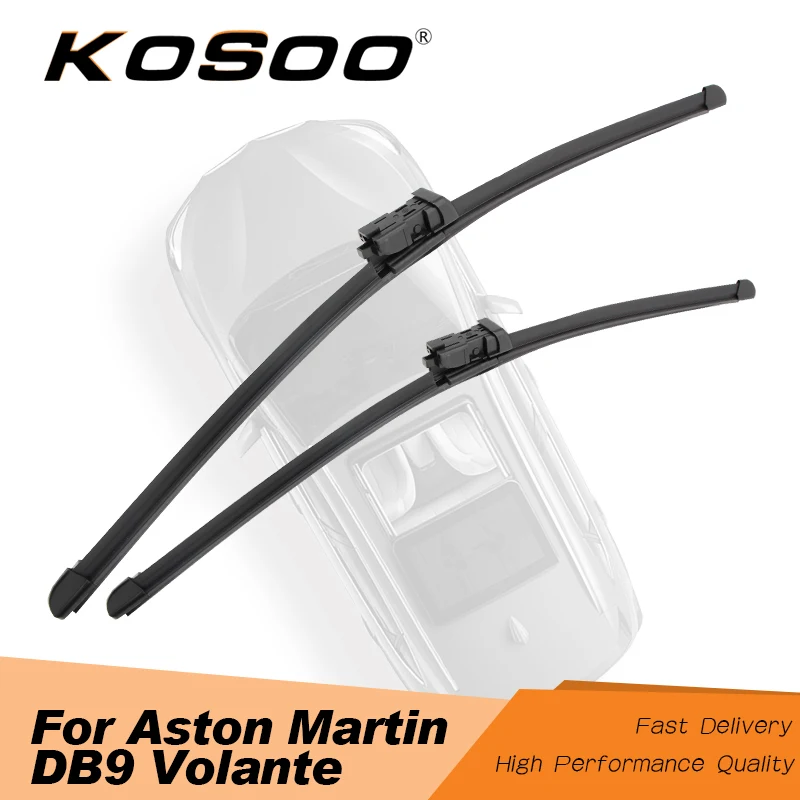 KOSOO For Aston Martin DB9 Volante 26"+20" 2012 2013 2014 2015 Car Windscreen Wiper Blades Natural Rubber Fit Push Button Arms
KOSOO For Aston Martin DB9 Volante 26"+20" 2012 2013 2014 2015 Car Windscreen Wiper Blades Natural Rubber Fit Push Button Arms