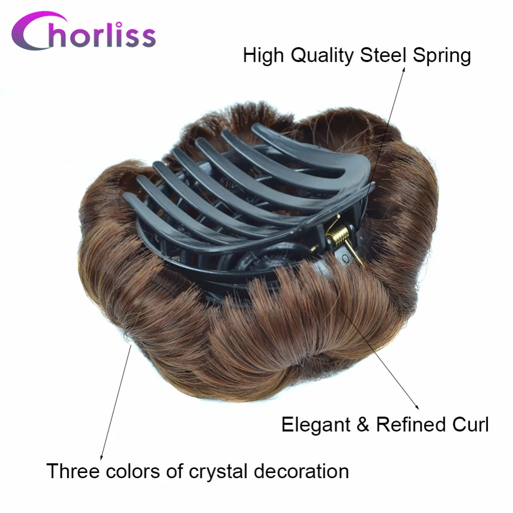 Chorliss кудрявый шиньон заколка для волос пластиковая расческа эластичные булочки