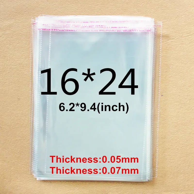 800pcs Security Seal Clear Plastic Bag 16x24cm Self Seal Opp Resealable Bag Clear Adhesive Plastic Package Bag
800pcs Security Seal Clear Plastic Bag 16x24cm Self Seal Opp Resealable Bag Clear Adhesive Plastic Package Bag