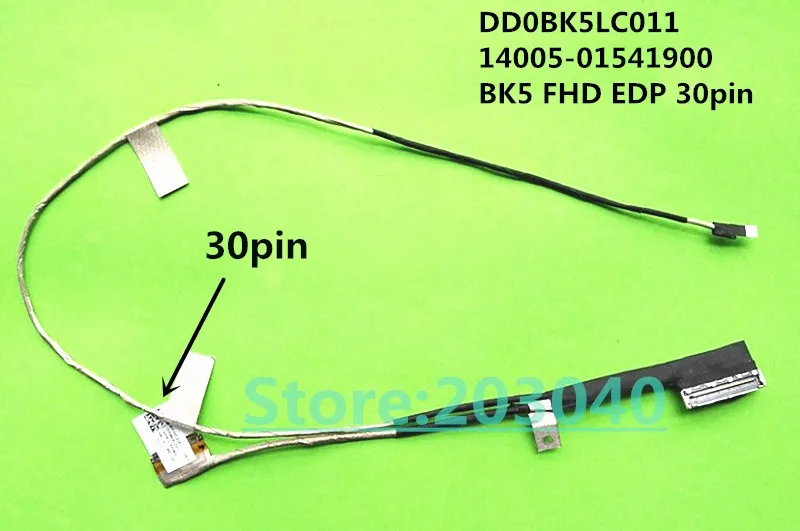 Laptop/Notebook LCD/LED/LVDS felx Cable for Asus N501J N501JW N501JM UX501J UX501JM DD0BK5LC011 14005-01541900 BK5 FHD EDP 30pin
Laptop/Notebook LCD/LED/LVDS felx Cable for Asus N501J N501JW N501JM UX501J UX501JM DD0BK5LC011 14005-01541900 BK5 FHD EDP 30pin