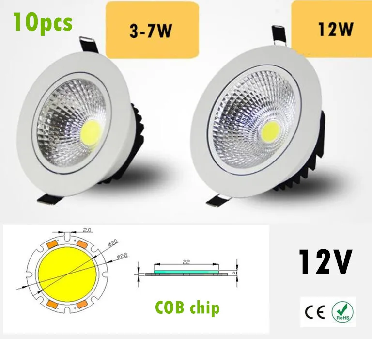 Super Bright Recessed LED Dimmable Downlight COB 3W 5W 7W 9W LED Spot light LED decoration Ceiling Lamp AC/DC 12V
Super Bright Recessed LED Dimmable Downlight COB 3W 5W 7W 9W LED Spot light LED decoration Ceiling Lamp AC/DC 12V