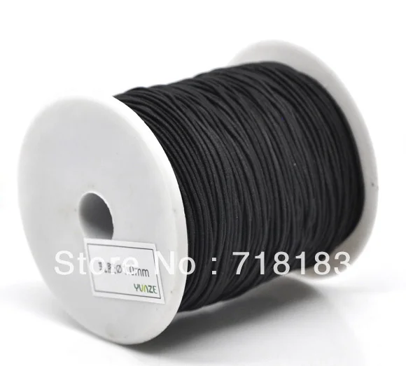 Wholesale 1 roll(120M) Black Latex Elastic Beading Cord String 1mm for Bracelet/ Necklace DIY Cords
Wholesale 1 roll(120M) Black Latex Elastic Beading Cord String 1mm for Bracelet/ Necklace DIY Cords