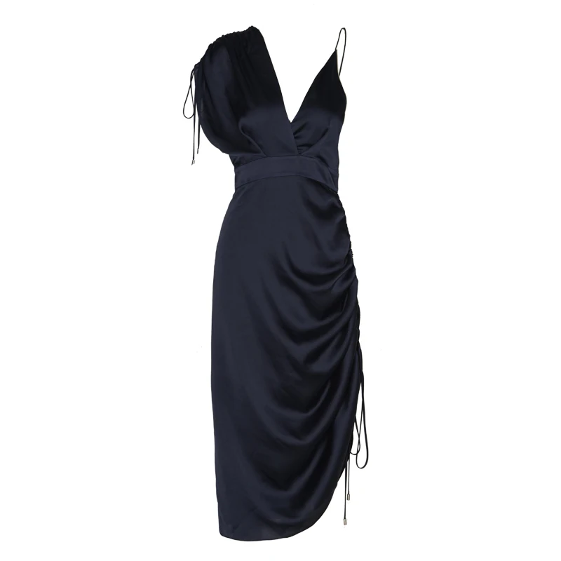 Backless Sexy Suspender Dress Bodycon Deep V Neck Asymmetrical Pencil Dress Party Elegant Women Female Spaghetti Strap Dress
Backless Sexy Suspender Dress Bodycon Deep V Neck Asymmetrical Pencil Dress Party Elegant Women Female Spaghetti Strap Dress