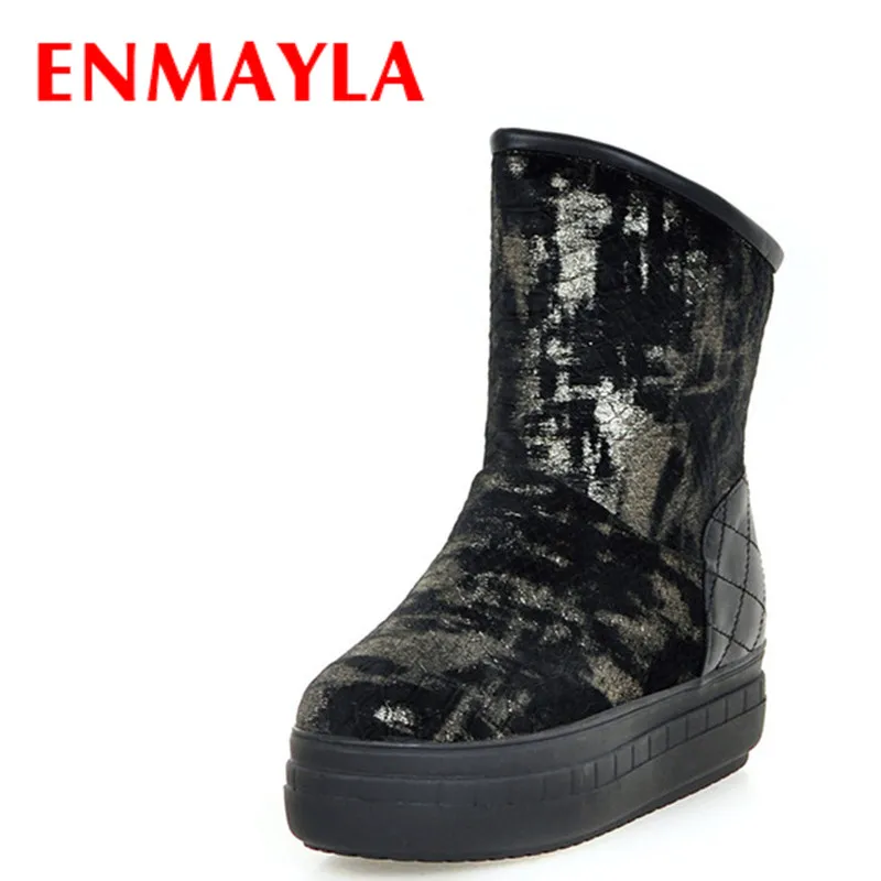 ENMAYLA Flats Platform Ankle Boots for Women Large Size 43 Sexy Red Platform Shoes Woman Round Toe Slip-on Winter Snow Boots
ENMAYLA Flats Platform Ankle Boots for Women Large Size 43 Sexy Red Platform Shoes Woman Round Toe Slip-on Winter Snow Boots