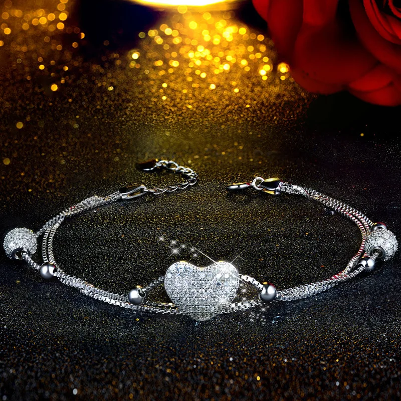 YJ0093-2 New Fashion S925 Sterling Silver Bracelet Female Simple Love Transshipment Bead Ornaments Lady Hand Jewelry
YJ0093-2 New Fashion S925 Sterling Silver Bracelet Female Simple Love Transshipment Bead Ornaments Lady Hand Jewelry