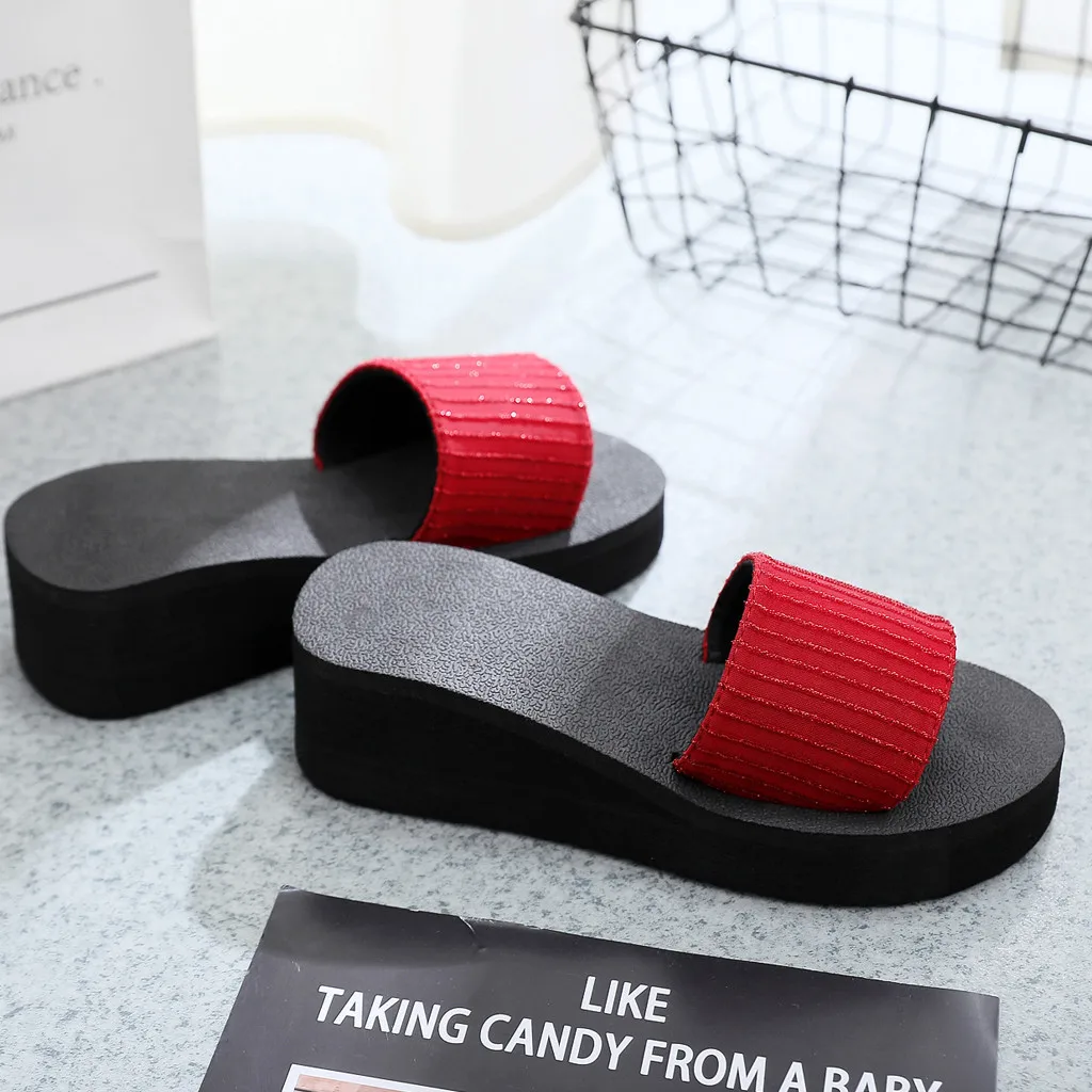 SAGACE Ladies Slipper Flat with Shoes Women Summer Bohemian Open Toe Fashion Non-Slip Wedge Slippers Sequin Beach Shoes
SAGACE Ladies Slipper Flat with Shoes Women Summer Bohemian Open Toe Fashion Non-Slip Wedge Slippers Sequin Beach Shoes
