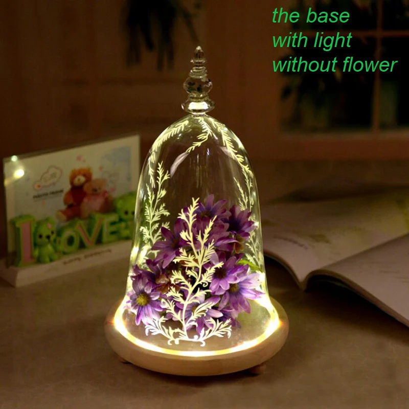 Home Decor Flower Demo Glass Display Cloche Bell Jar Dome Flower Immortal Preservation Vase Wooden Base Ornament accessories
Home Decor Flower Demo Glass Display Cloche Bell Jar Dome Flower Immortal Preservation Vase Wooden Base Ornament accessories