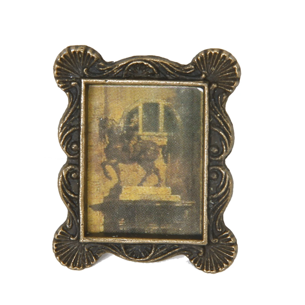 High Quality Metal Dollhouse Miniature 1:12 Decorative Border Coppery Image Frame Doll House Furniture Toys Decor Accessories
High Quality Metal Dollhouse Miniature 1:12 Decorative Border Coppery Image Frame Doll House Furniture Toys Decor Accessories