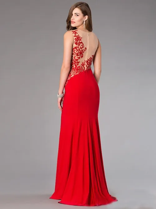 2016 New Arrival red mermaid prom dresses high neck embroidery chiffon vestido de festa party dress P155
2016 New Arrival red mermaid prom dresses high neck embroidery chiffon vestido de festa party dress P155