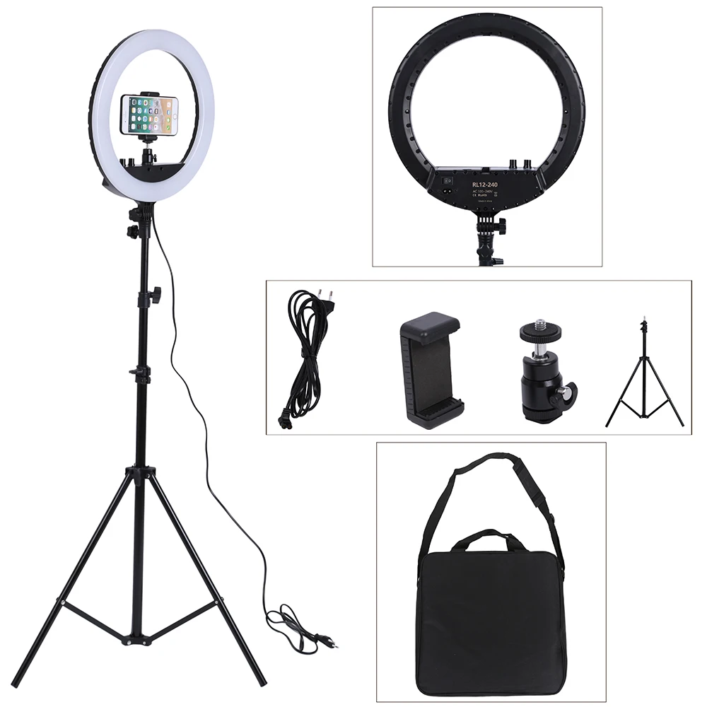 14 Inch Photo Studio lighting LED Ring Light Bi-color 3200-5600k Photography Dimmable Ring Lamp With Stand for Portrait,Makeup
14 Inch Photo Studio lighting LED Ring Light Bi-color 3200-5600k Photography Dimmable Ring Lamp With Stand for Portrait,Makeup