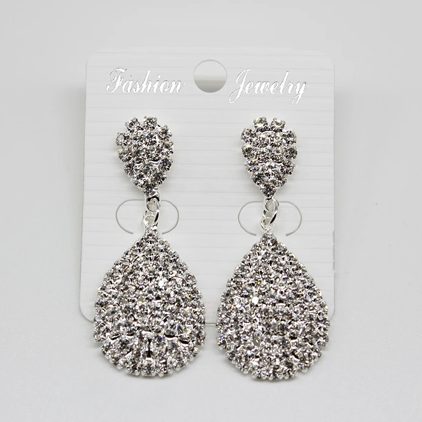 New Fashion Trend Design Creative Jewelry Elegant Crystal Earrings Rhinestone Earrings Wedding Party Earrings For Women
New Fashion Trend Design Creative Jewelry Elegant Crystal Earrings Rhinestone Earrings Wedding Party Earrings For Women