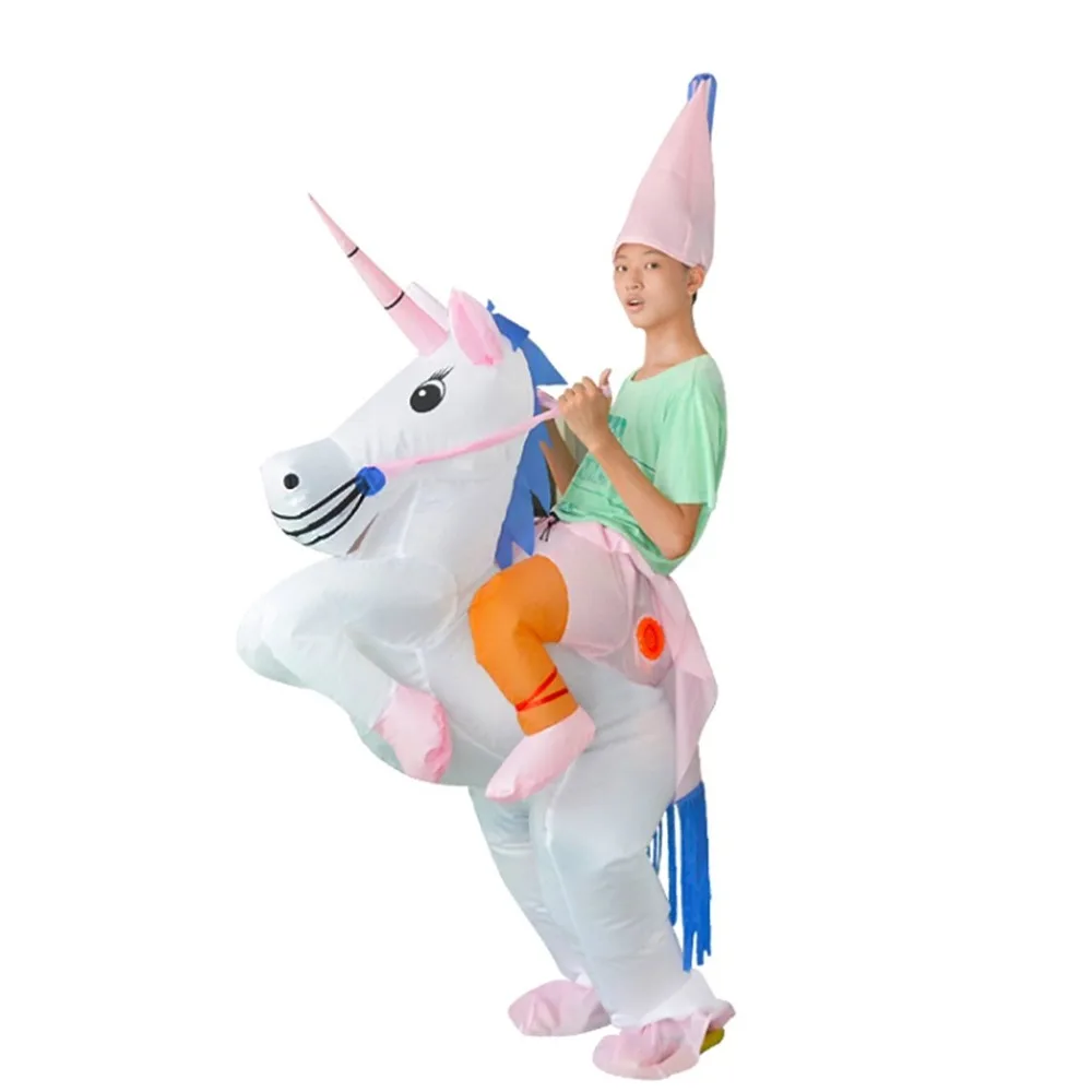 Kids Halloween Inflatable Unicorn Ride On Sky Horse Air Blowing Up Funny Costumes
Kids Halloween Inflatable Unicorn Ride On Sky Horse Air Blowing Up Funny Costumes