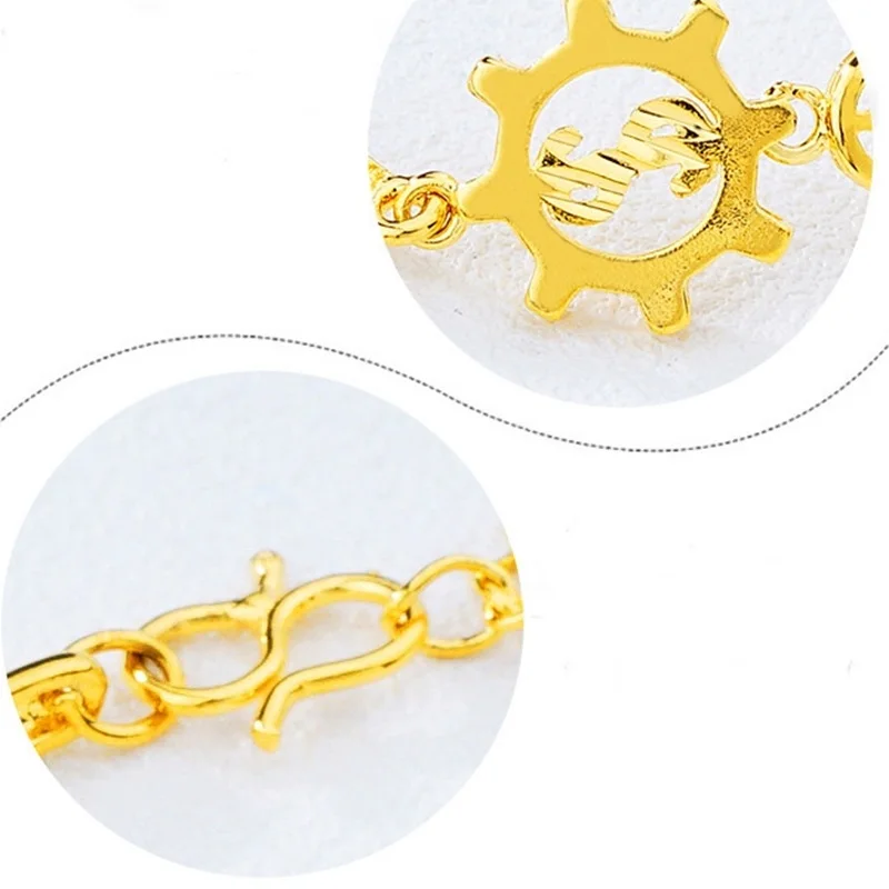 OMHXFC Wholesale European Fashion Woman Female Party Birthday Wedding Gift Two Wheels 18KT Gold Bracelets BE189
OMHXFC Wholesale European Fashion Woman Female Party Birthday Wedding Gift Two Wheels 18KT Gold Bracelets BE189