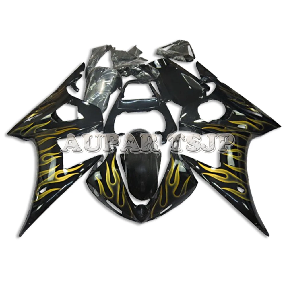Injection ABS Black Gold Flames Complete Fairings Cowlings For Yamaha 2003 2004 2005 YZF-600 R6 03 04 05 Sportbike Bodywork Kit
Injection ABS Black Gold Flames Complete Fairings Cowlings For Yamaha 2003 2004 2005 YZF-600 R6 03 04 05 Sportbike Bodywork Kit