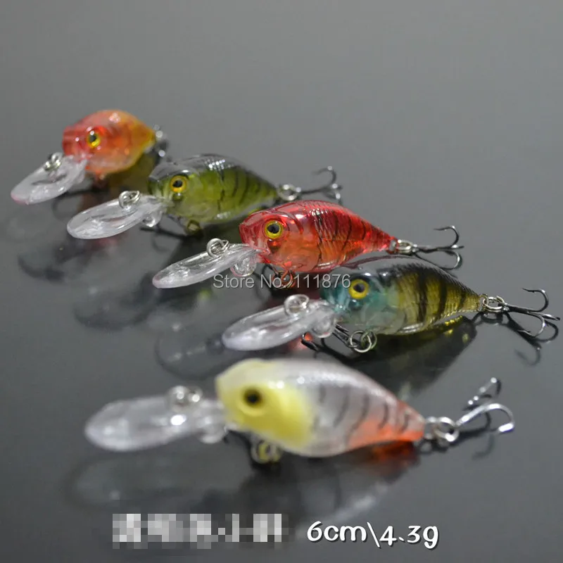 New Arrival Premium Quality Fishing Lures Crankbaits Lot 5pcs 6cm-4.3g Hard Baits Plastic lures Minnow Fishing Tackle
New Arrival Premium Quality Fishing Lures Crankbaits Lot 5pcs 6cm-4.3g Hard Baits Plastic lures Minnow Fishing Tackle