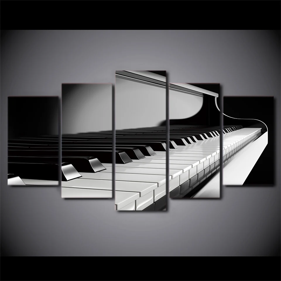 Canvas Wall Art Pictures Modern Framework Living Room 5 Pieces Piano Keys Music Instrument Decoration HD Printed Poster Painting
Canvas Wall Art Pictures Modern Framework Living Room 5 Pieces Piano Keys Music Instrument Decoration HD Printed Poster Painting