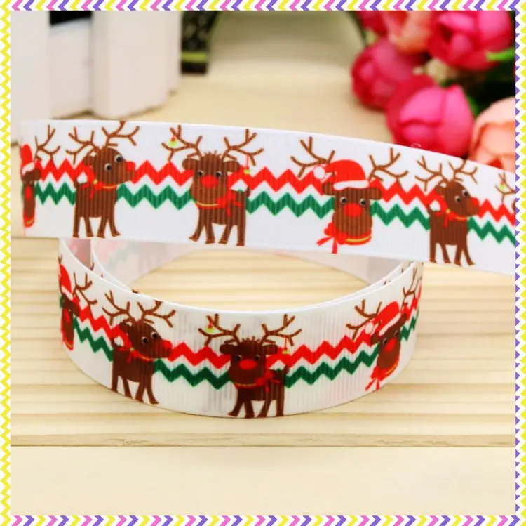 7/8inch Free Shipping Christmas Deer Printed Grosgrain Ribbon material Headwear Party Decoration Diy Wholesale Craft 22mm P4804
7/8inch Free Shipping Christmas Deer Printed Grosgrain Ribbon material Headwear Party Decoration Diy Wholesale Craft 22mm P4804