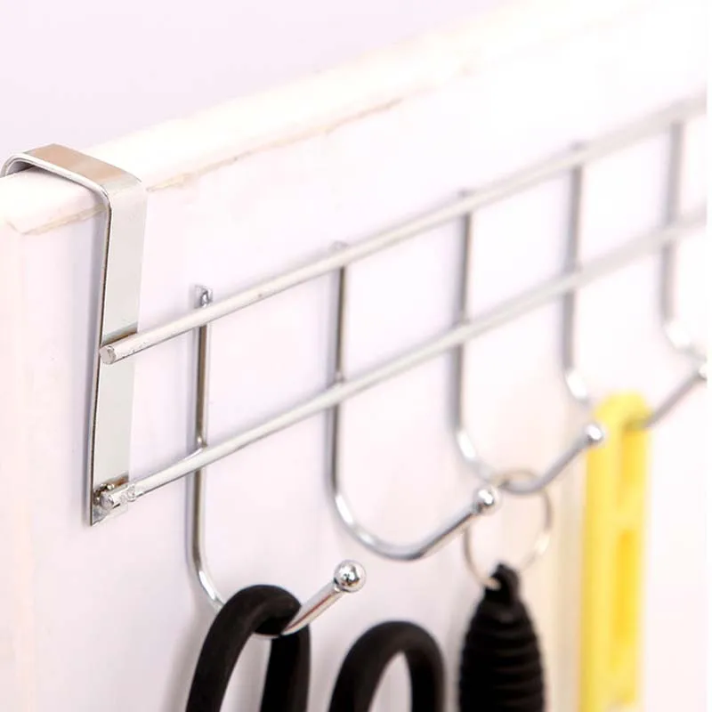 Multi-Function Stainless Steel 5-Hook Cabinet Door Back Hook Durable Nail-Free Door Back Hook Kitchen Debris Storage Hook
Multi-Function Stainless Steel 5-Hook Cabinet Door Back Hook Durable Nail-Free Door Back Hook Kitchen Debris Storage Hook
