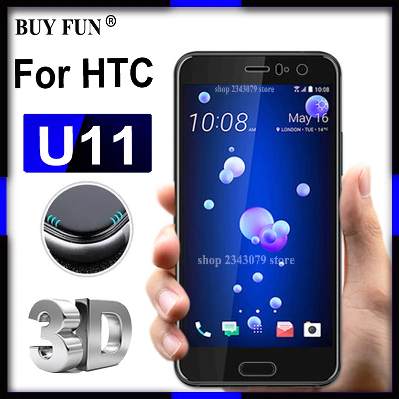 Для HTC U11 3D изогнутое полное защитное покрытие закаленное стекло для U 11 двойная