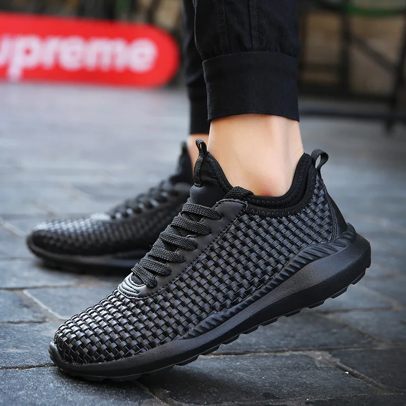 New Sneakers Men Casual Shoes Woven Shoes Soft Breathable Couple Shoes Fashion Men Sneakers Adult Trainers Chaussure Homme er456
New Sneakers Men Casual Shoes Woven Shoes Soft Breathable Couple Shoes Fashion Men Sneakers Adult Trainers Chaussure Homme er456