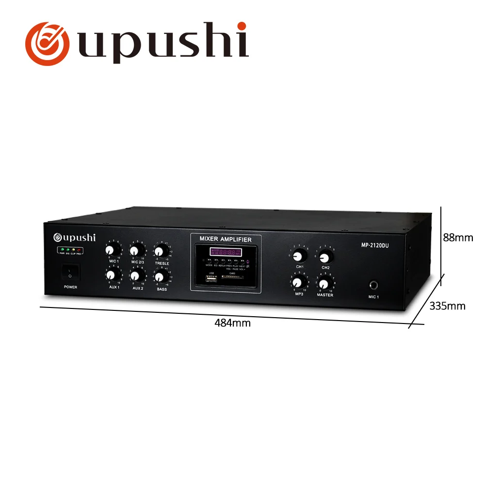 Power amplifier bluetooth 4.0 with 3 microphones input 120W pa system remote control amplifer FM usb/sd card playback
Power amplifier bluetooth 4.0 with 3 microphones input 120W pa system remote control amplifer FM usb/sd card playback