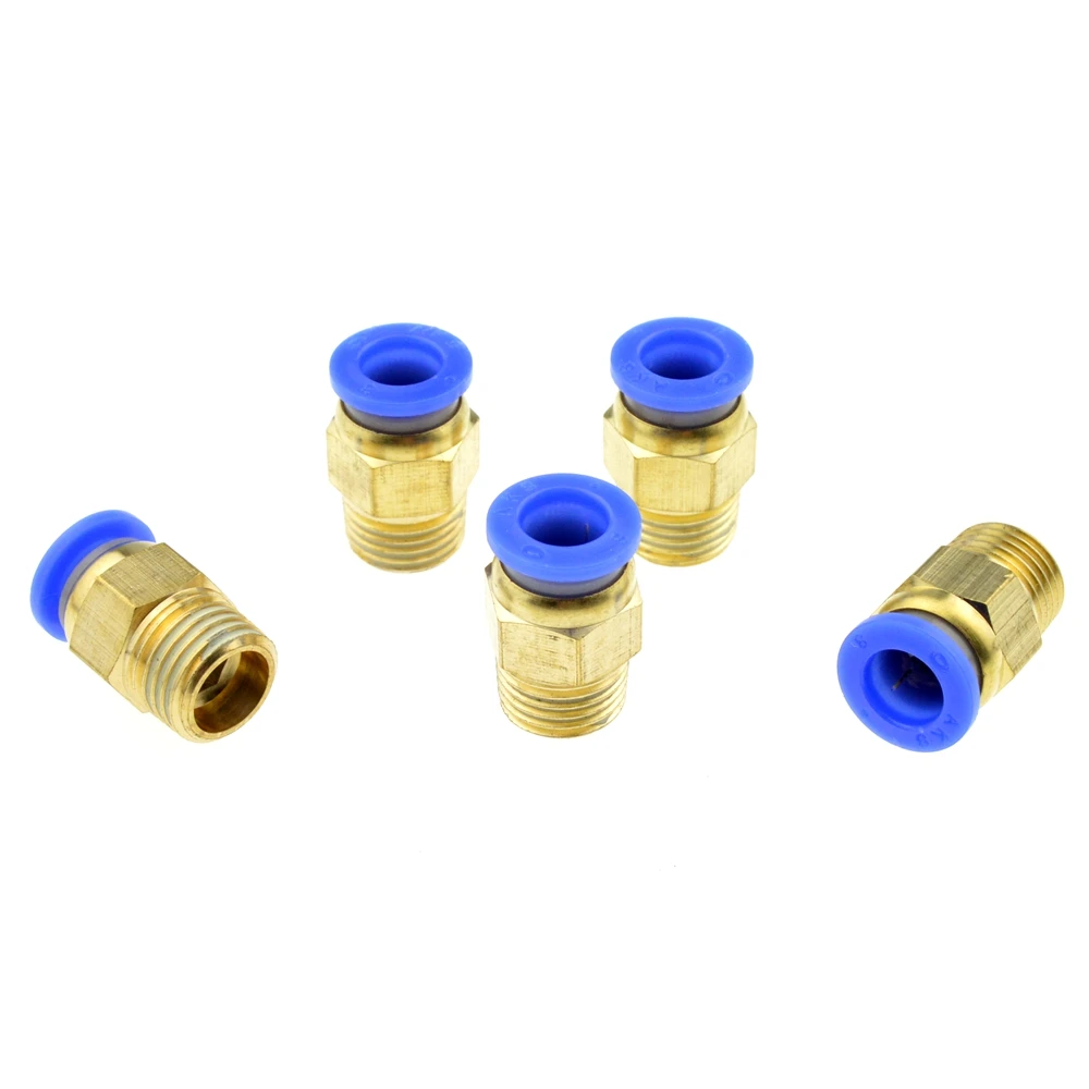 5pcs 4mm OD Push In Tube to 1/4"BSP Maale M10 Thread Straight Pneumatic Tube Quick Fittings Adapter
5pcs 4mm OD Push In Tube to 1/4"BSP Maale M10 Thread Straight Pneumatic Tube Quick Fittings Adapter