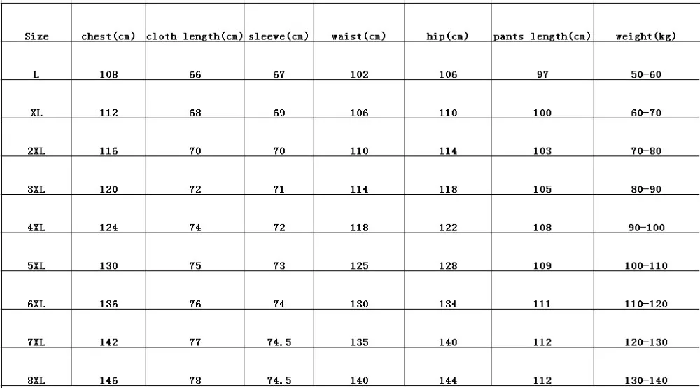 Free shipping Plus size L-7xl 8xl 9xl 10xl men coat casual loose large size fat stand neck long-sleeve sweatshirt sets two piece
Free shipping Plus size L-7xl 8xl 9xl 10xl men coat casual loose large size fat stand neck long-sleeve sweatshirt sets two piece