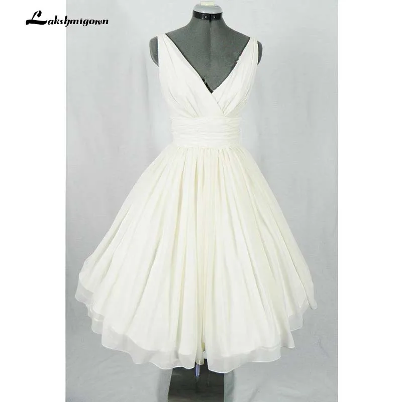 Simple Short Wedding Dress V Neck A Line Chiffon Beach Wedding Dress Vestido De Noiva cheap
Simple Short Wedding Dress V Neck A Line Chiffon Beach Wedding Dress Vestido De Noiva cheap