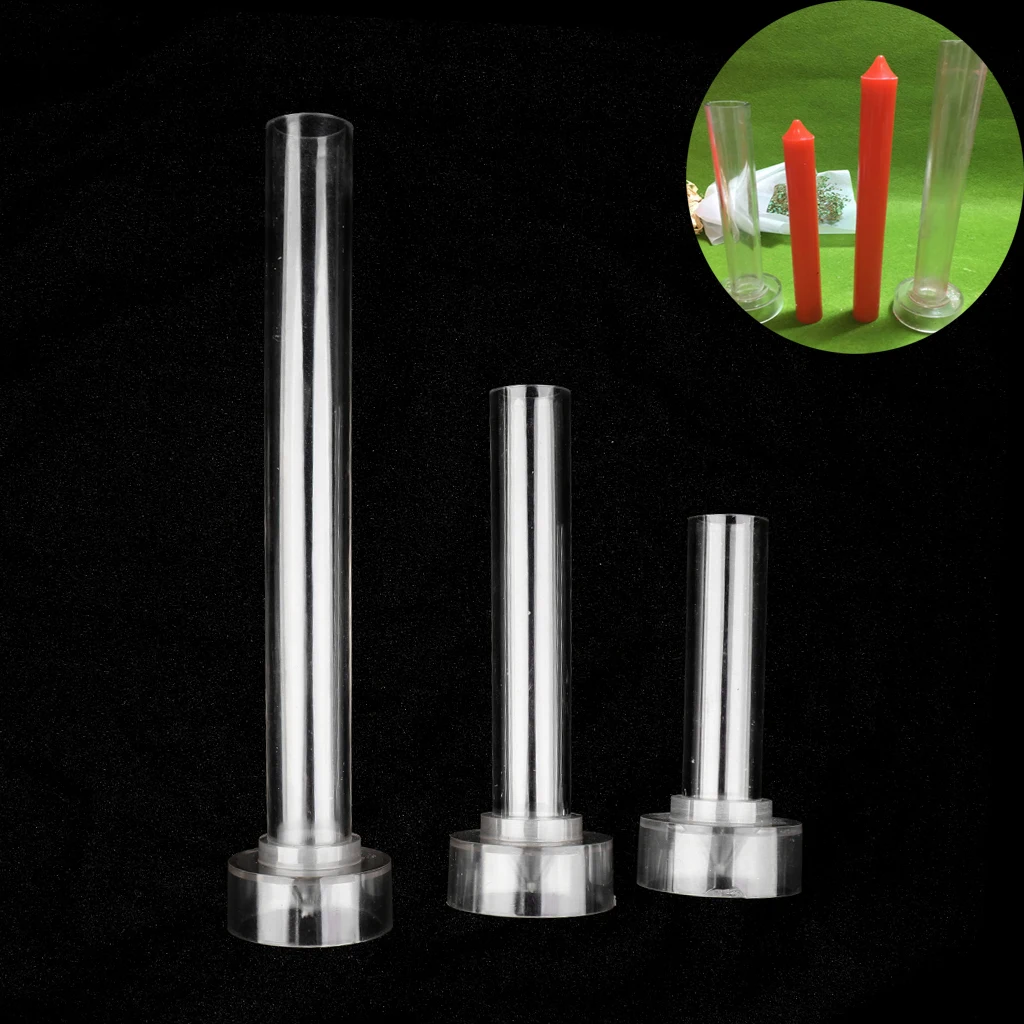 Set of 3 Sizes Church Top Cylinder Shaped Candle Mould Plastic Candle Moldel DIY Molds, 15cm/20cm/28cm in Height, 25mm Diameter
Set of 3 Sizes Church Top Cylinder Shaped Candle Mould Plastic Candle Moldel DIY Molds, 15cm/20cm/28cm in Height, 25mm Diameter