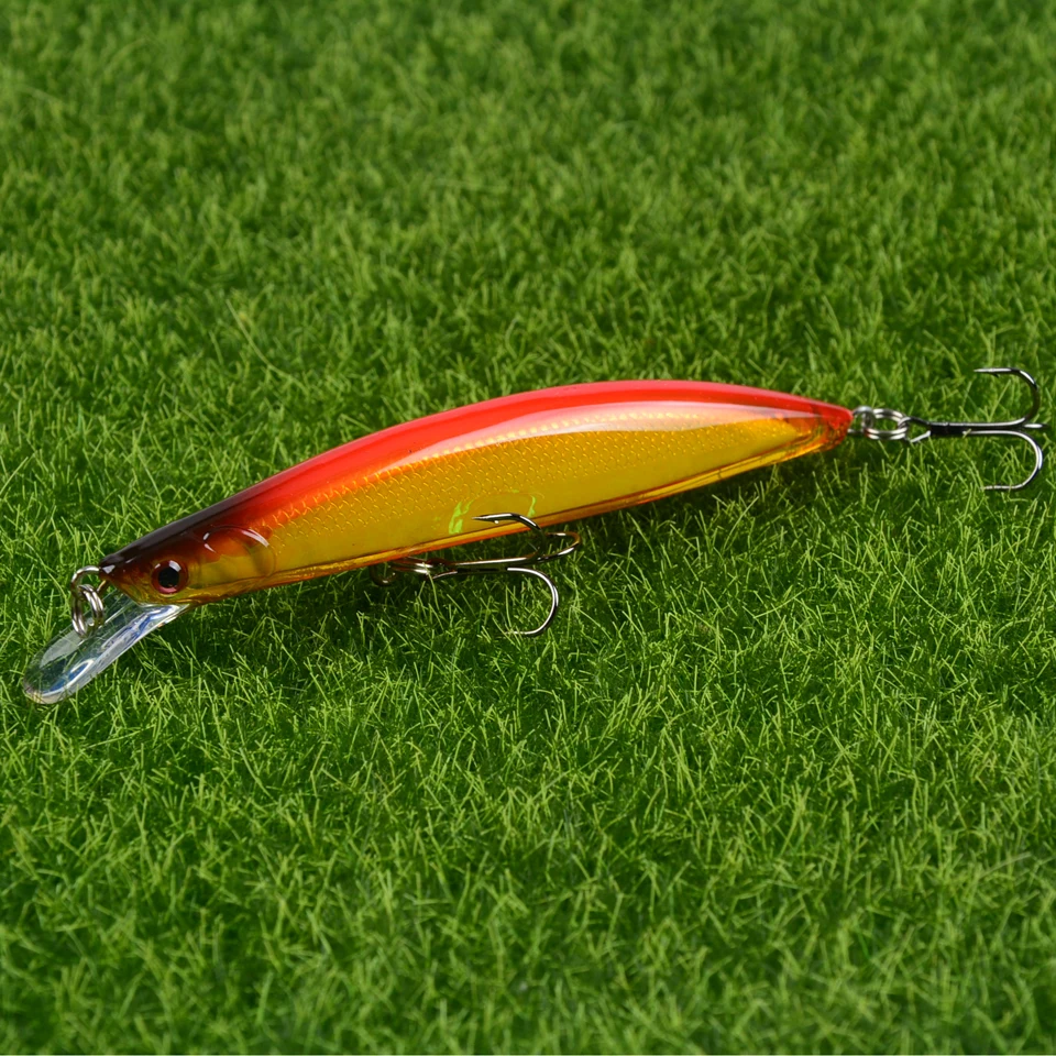 LINGYUE Slow Sinking Fishing Lure Hard Minnow Fishing Bait 11cm 12.5g Noise Wobblers Crankbait Medium Water Lures For Fishing
LINGYUE Slow Sinking Fishing Lure Hard Minnow Fishing Bait 11cm 12.5g Noise Wobblers Crankbait Medium Water Lures For Fishing