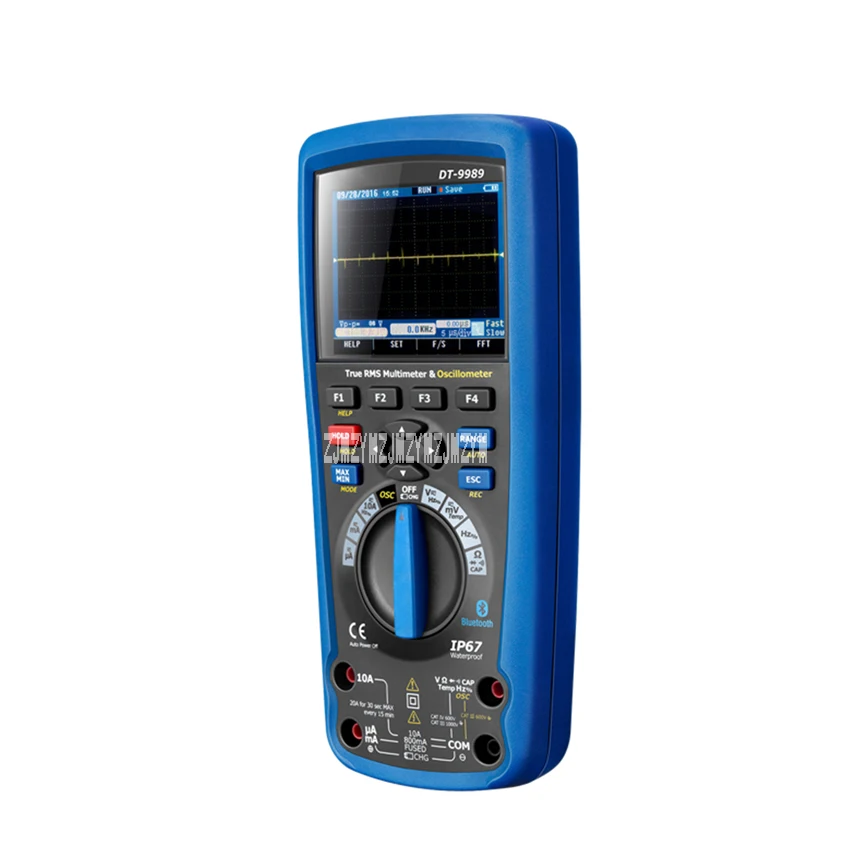 DT-9989 Portable Oscilloscope Handheld Professional Multimeter Color Screen Digital Oscilloscope Multimeter 7.4V 10Hz~20MHz 10mF
DT-9989 Portable Oscilloscope Handheld Professional Multimeter Color Screen Digital Oscilloscope Multimeter 7.4V 10Hz~20MHz 10mF
