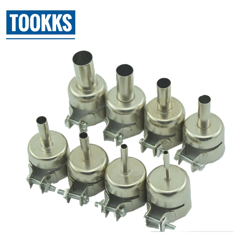 8PCS Hot Air Gun Nozzle Universal Gun Nozzle for 850 850A 852D 852D+ 950 Soldering Station Accessories Welding Nozzles
8PCS Hot Air Gun Nozzle Universal Gun Nozzle for 850 850A 852D 852D+ 950 Soldering Station Accessories Welding Nozzles